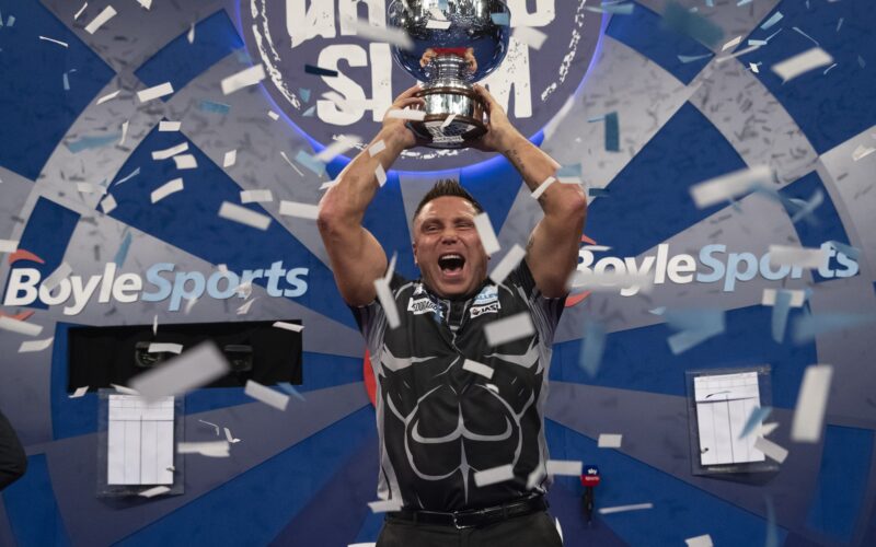 Gerwyn Price won de Grand Slam of Darts in 2019.