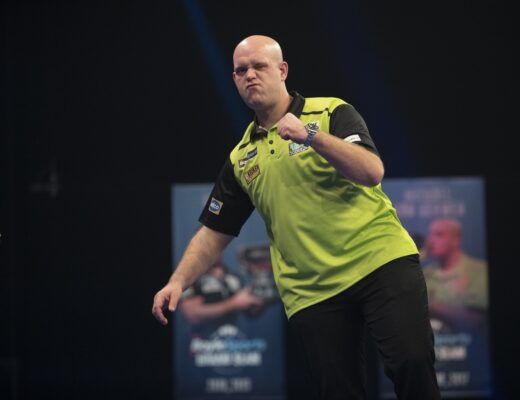 Michael van Gerwen is de baas.