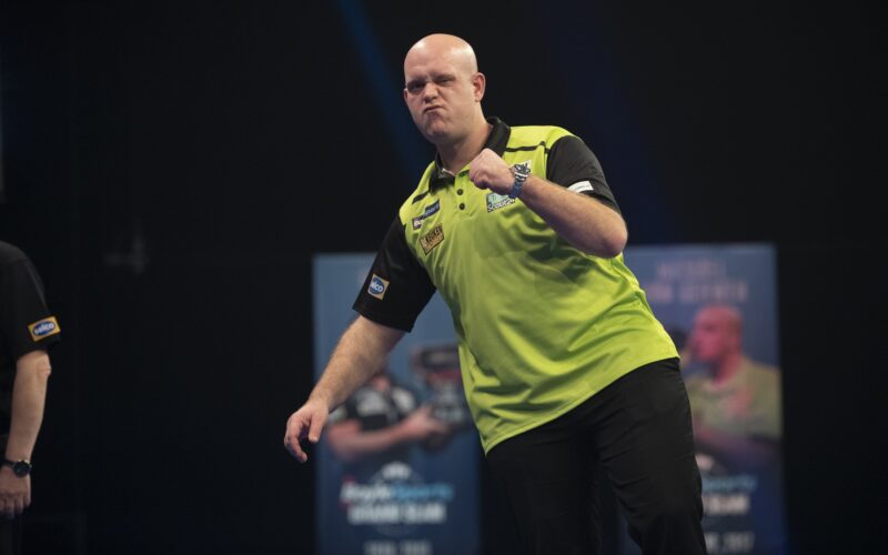 Michael van Gerwen is de baas.